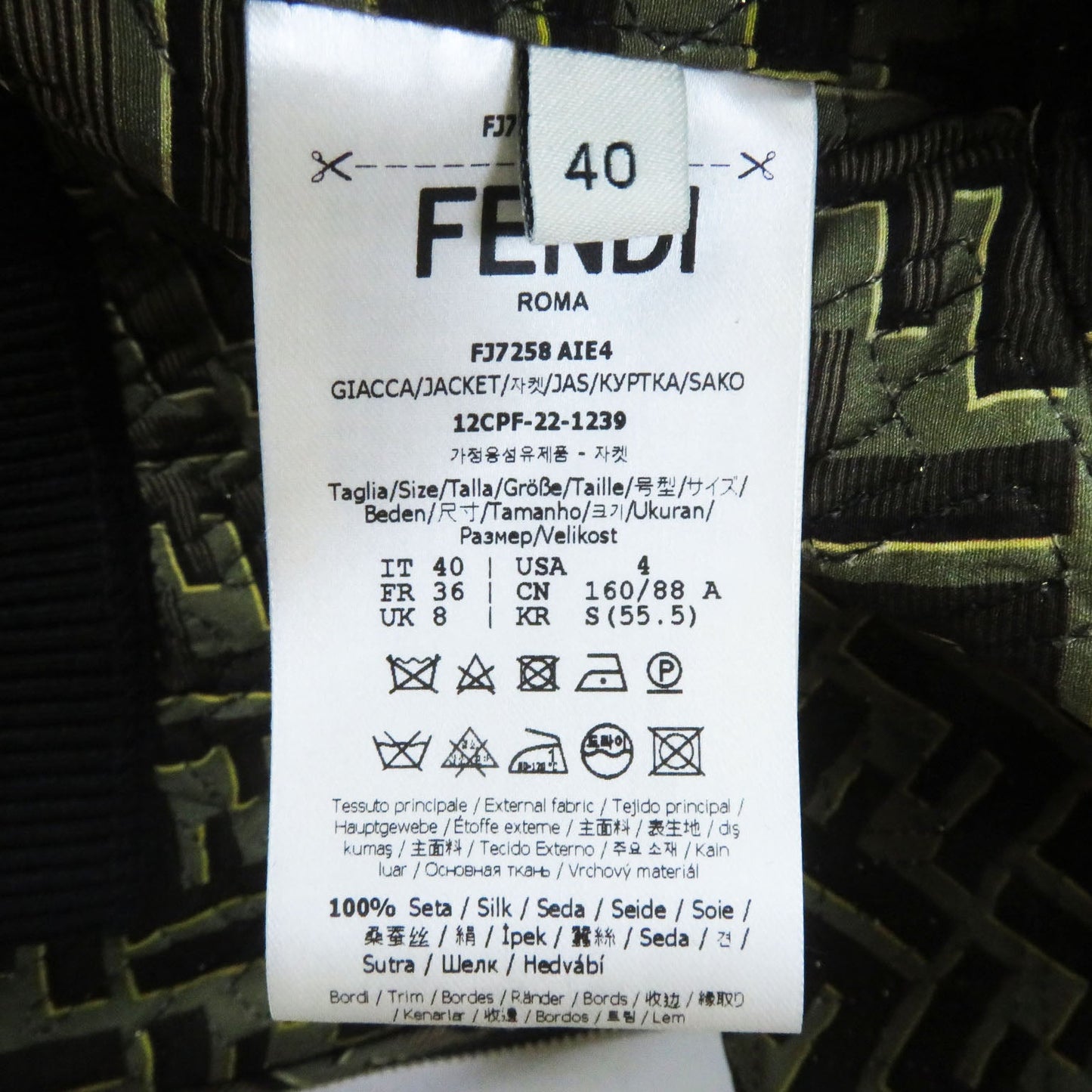 Fendi Blouson Fj7258 Outer