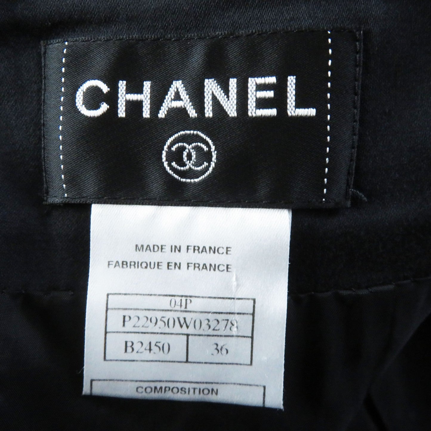 Chanel Skirt 04P P22950 Outer Material