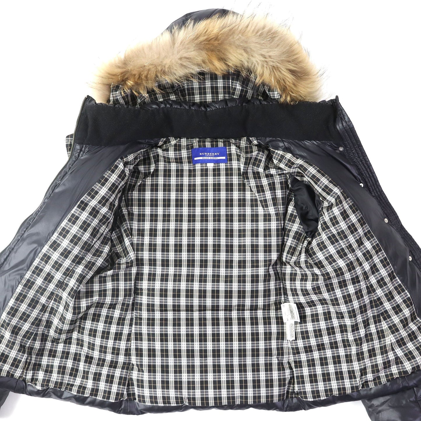 Burberry Blue Label Down Jacket Nylon Black Women 38