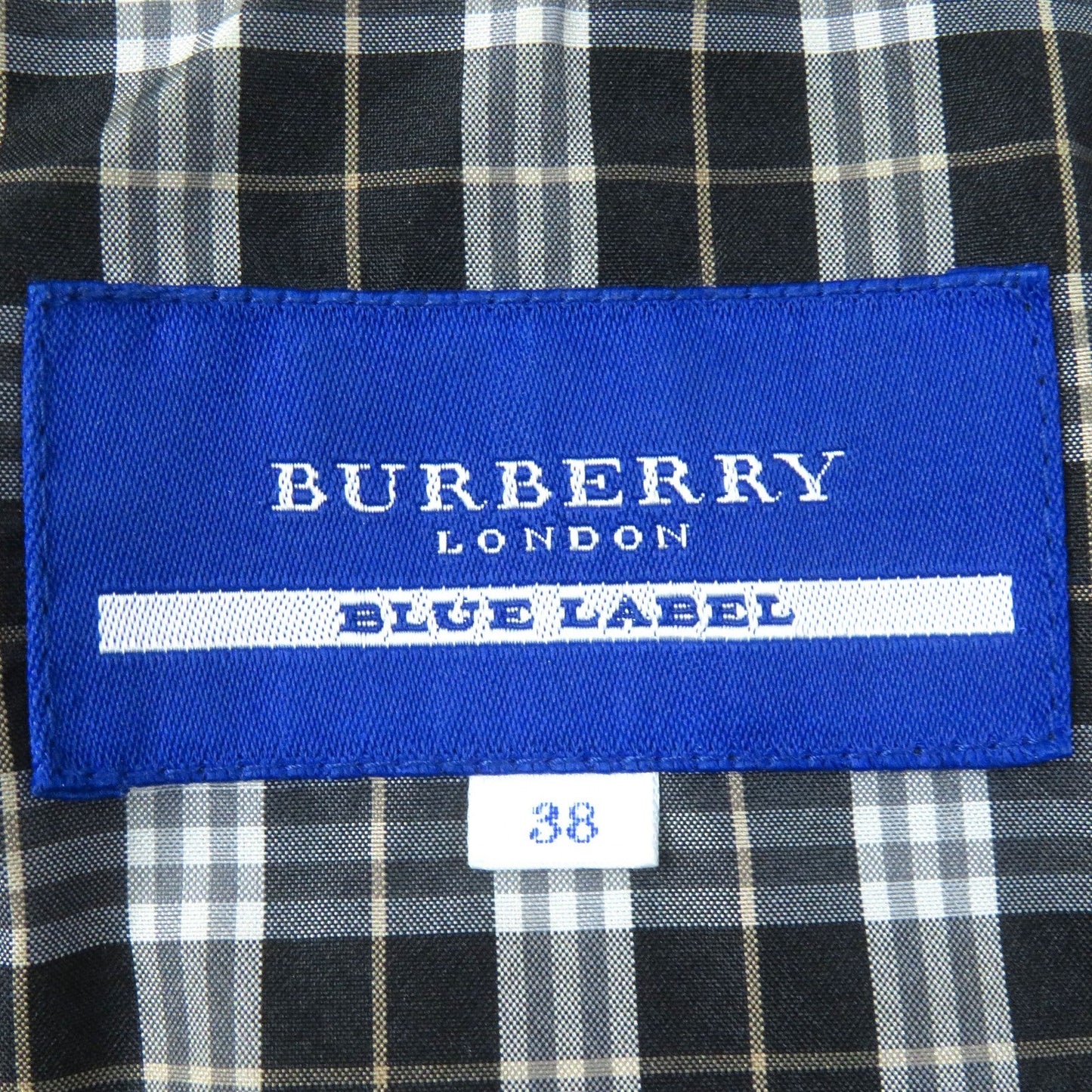 Burberry Blue Label Down Jacket Nylon Black Women 38