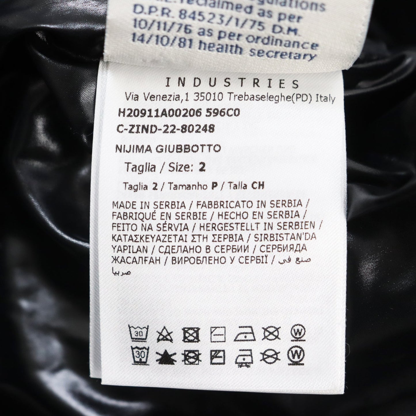 Moncler Down Jacket H20911A00206 596C0 Outer