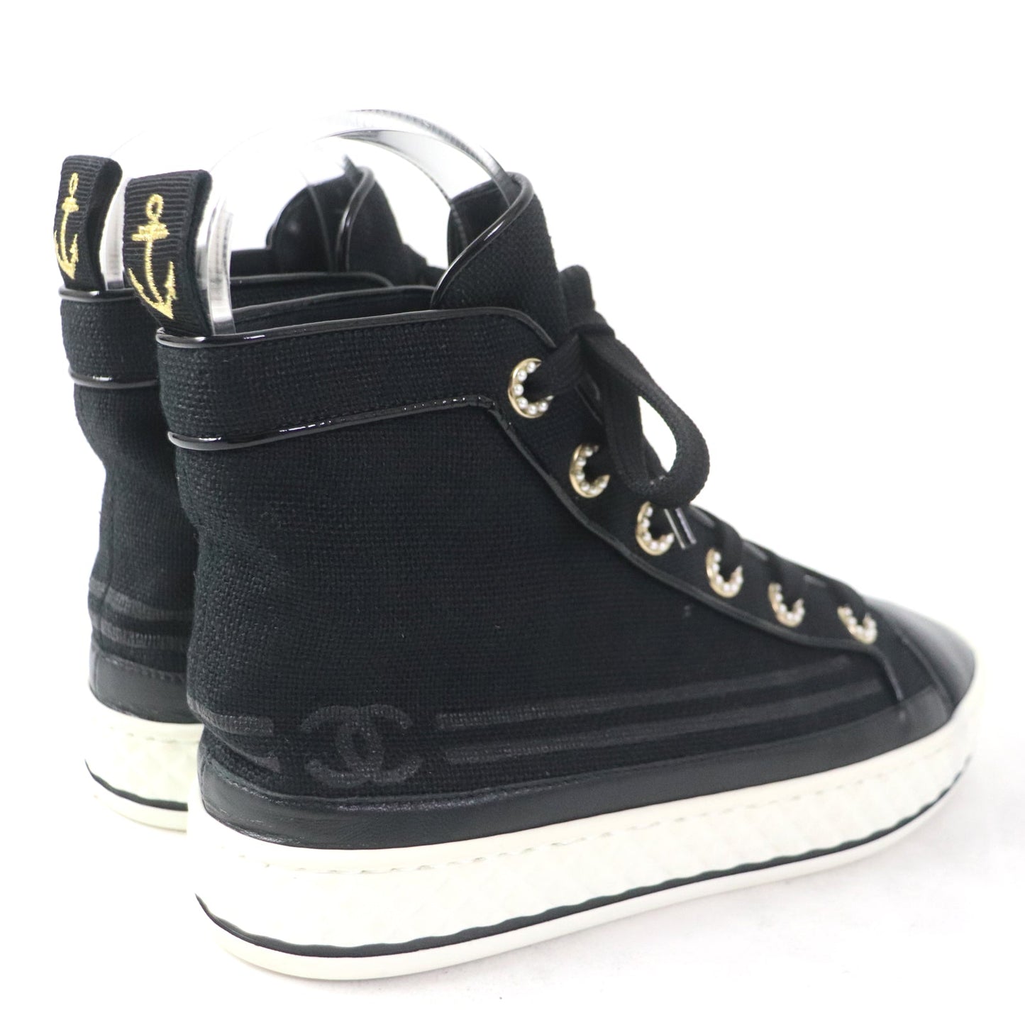 Chanel High Cut Sneakers G34222 Main