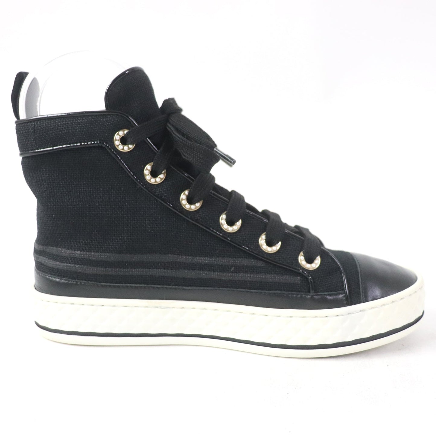 Chanel High Cut Sneakers G34222 Main