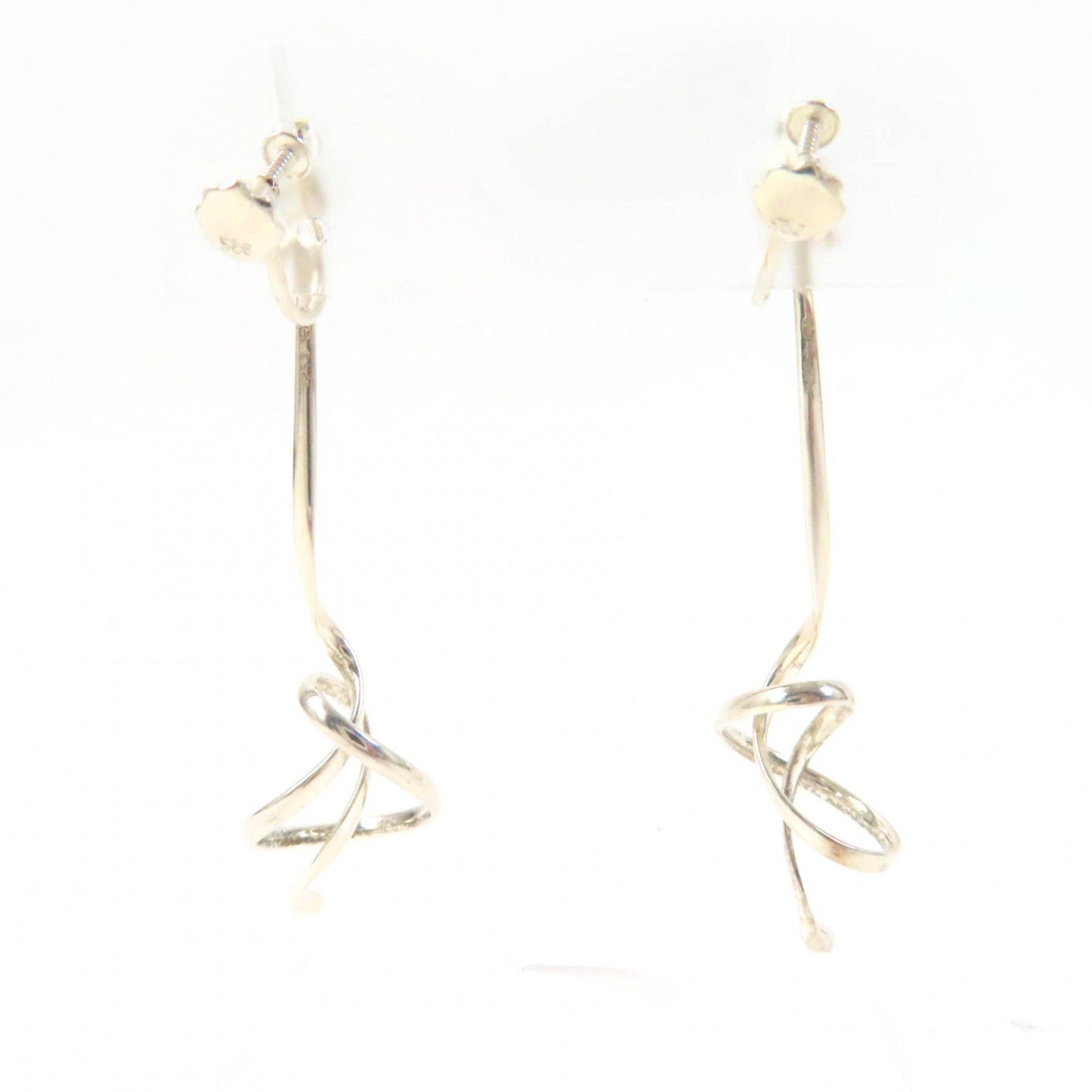 Georg Jensen Earring Main?Fsv925 Silver Forget Me Not Women