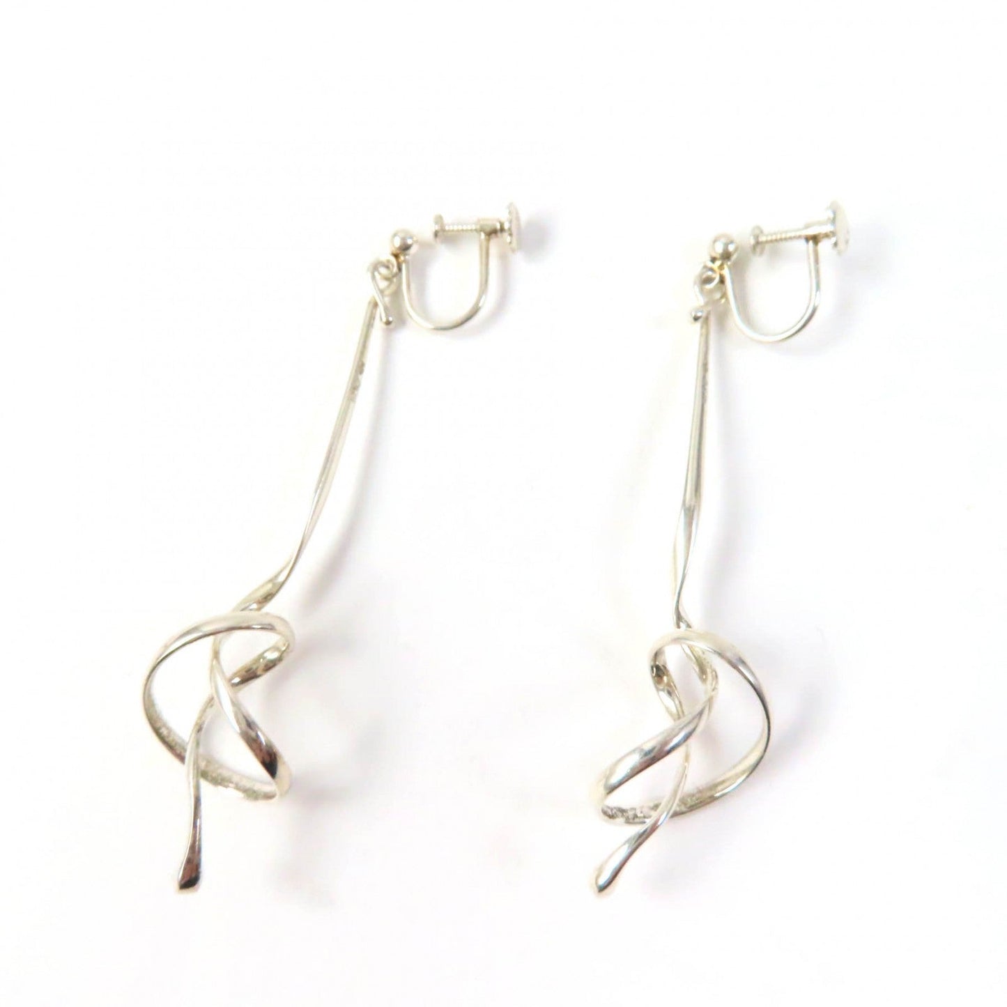 Georg Jensen Earring Main?Fsv925 Silver Forget Me Not Women