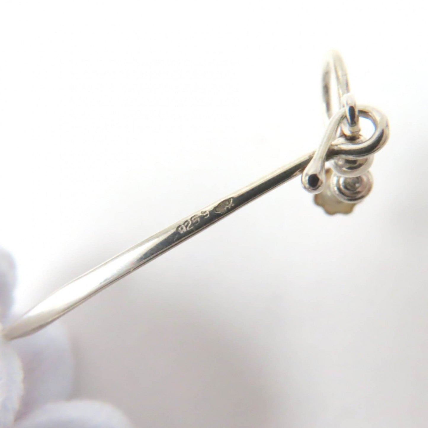 Georg Jensen Earring Main?Fsv925 Silver Forget Me Not Women