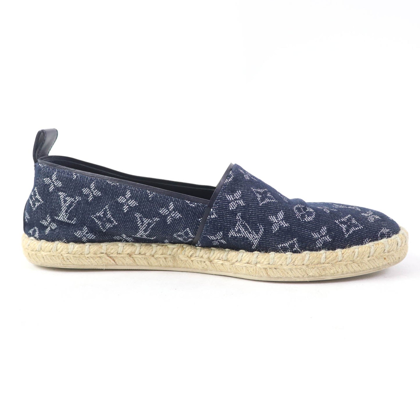Louis Vuitton Slip-On Monogram Denim Indigo Women 36