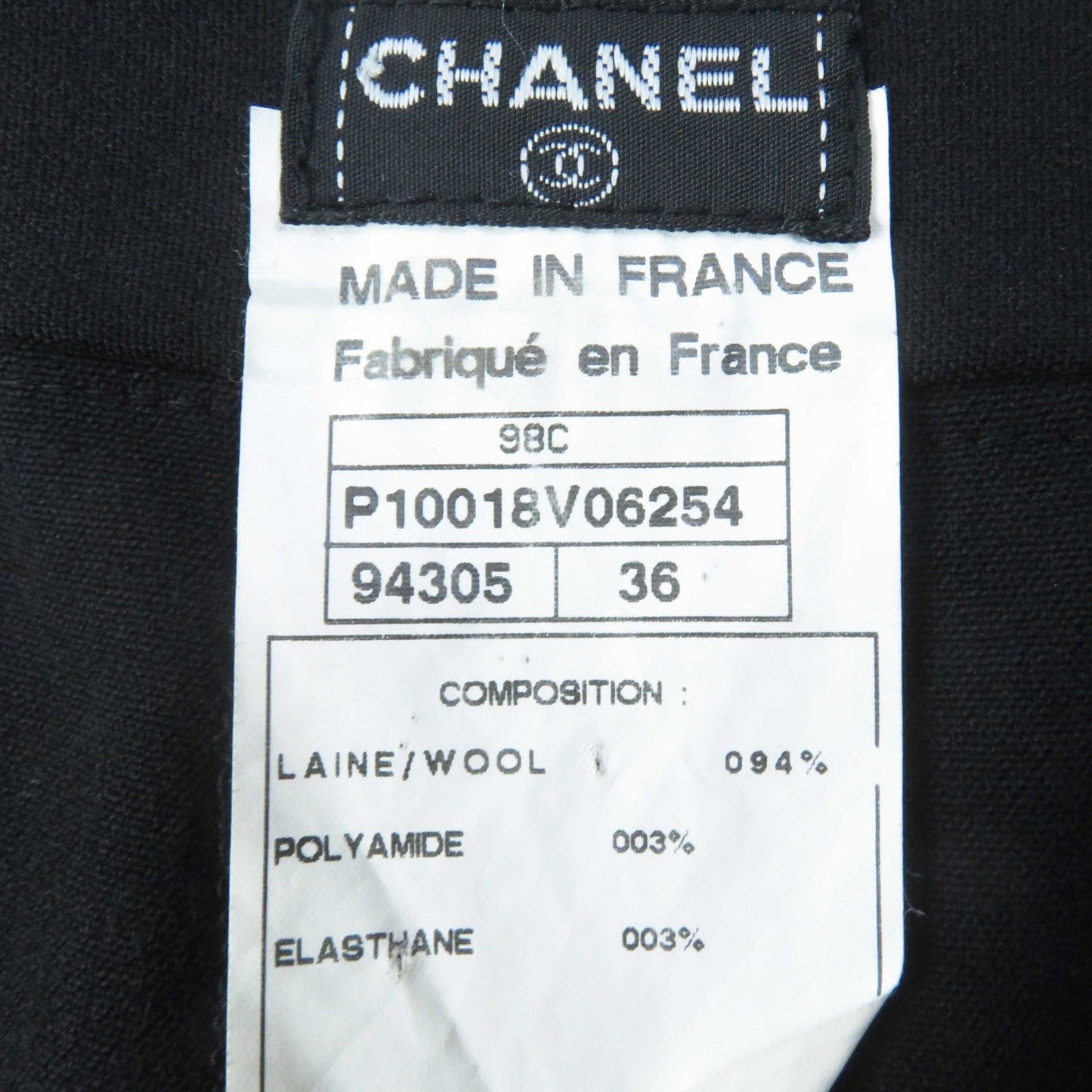 Chanel Pants 98C P10018 Outer