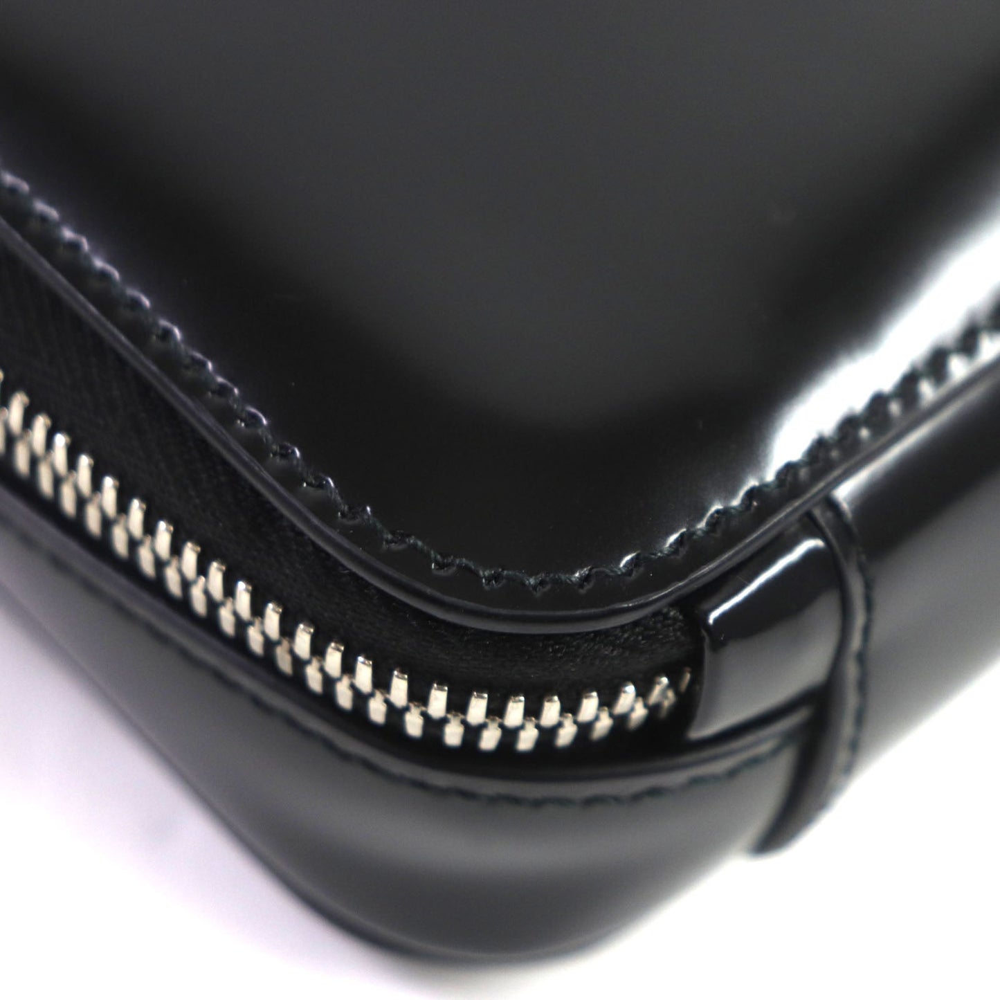 Prada Shoulder Bag 2Vh173 Brushed Leather Black Brick Mens