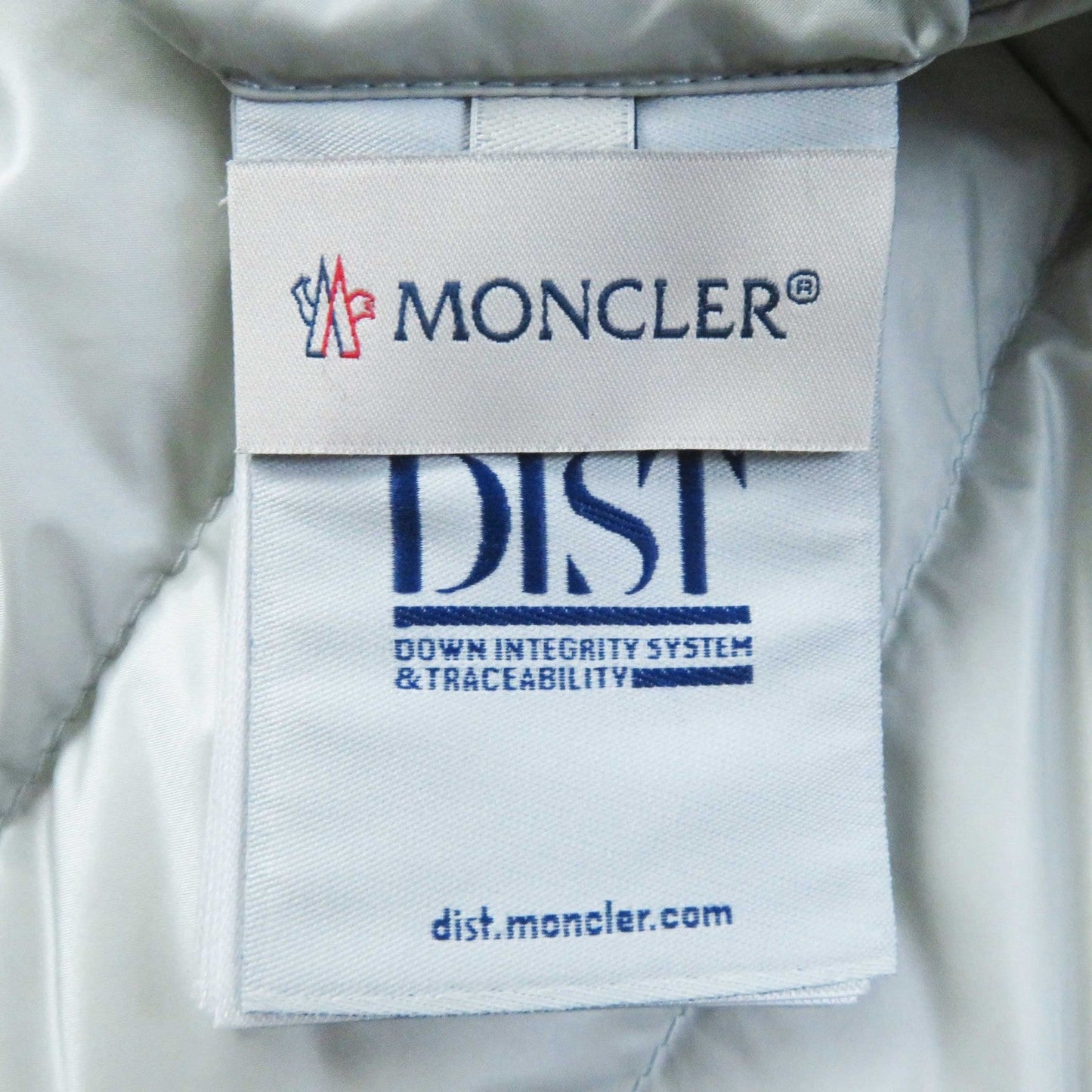 Moncler Down Vest Wool Light Gray Gilet Mens M