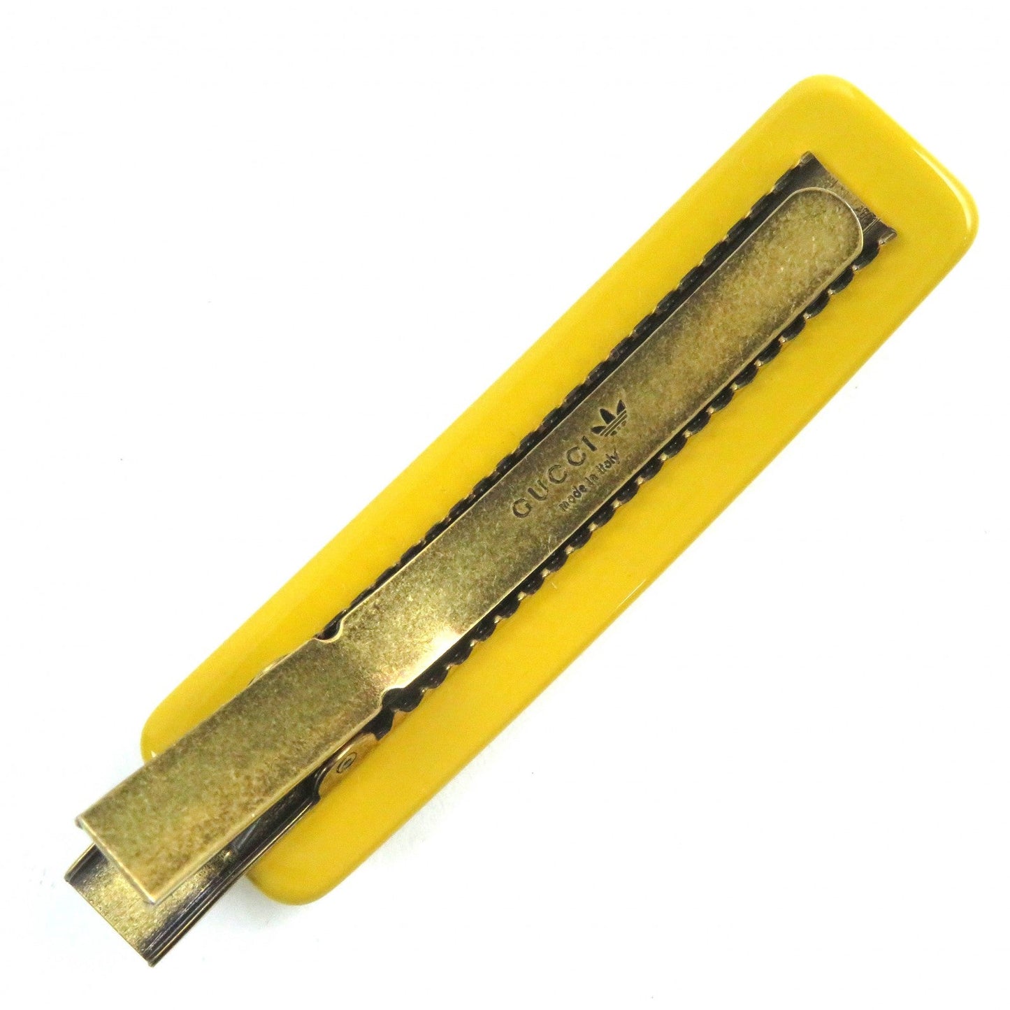 Gucci Hair Accessory 702940 Plastic Yellow Black Women