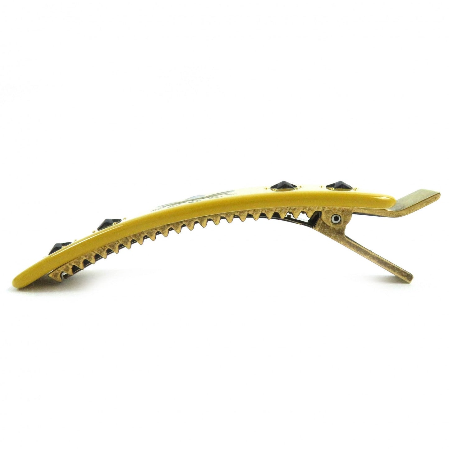 Gucci Hair Accessory 702940 Plastic Yellow Black Women