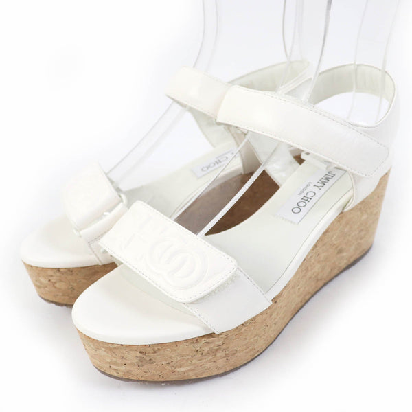 Jimmy Choo Sandals Main: Leather White Blair