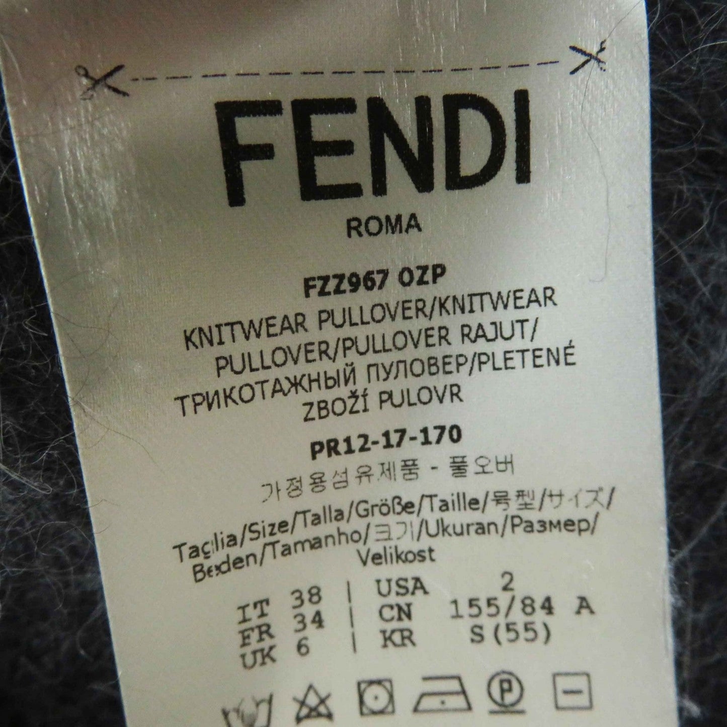 Fendi Knit Fzz967 Outer
