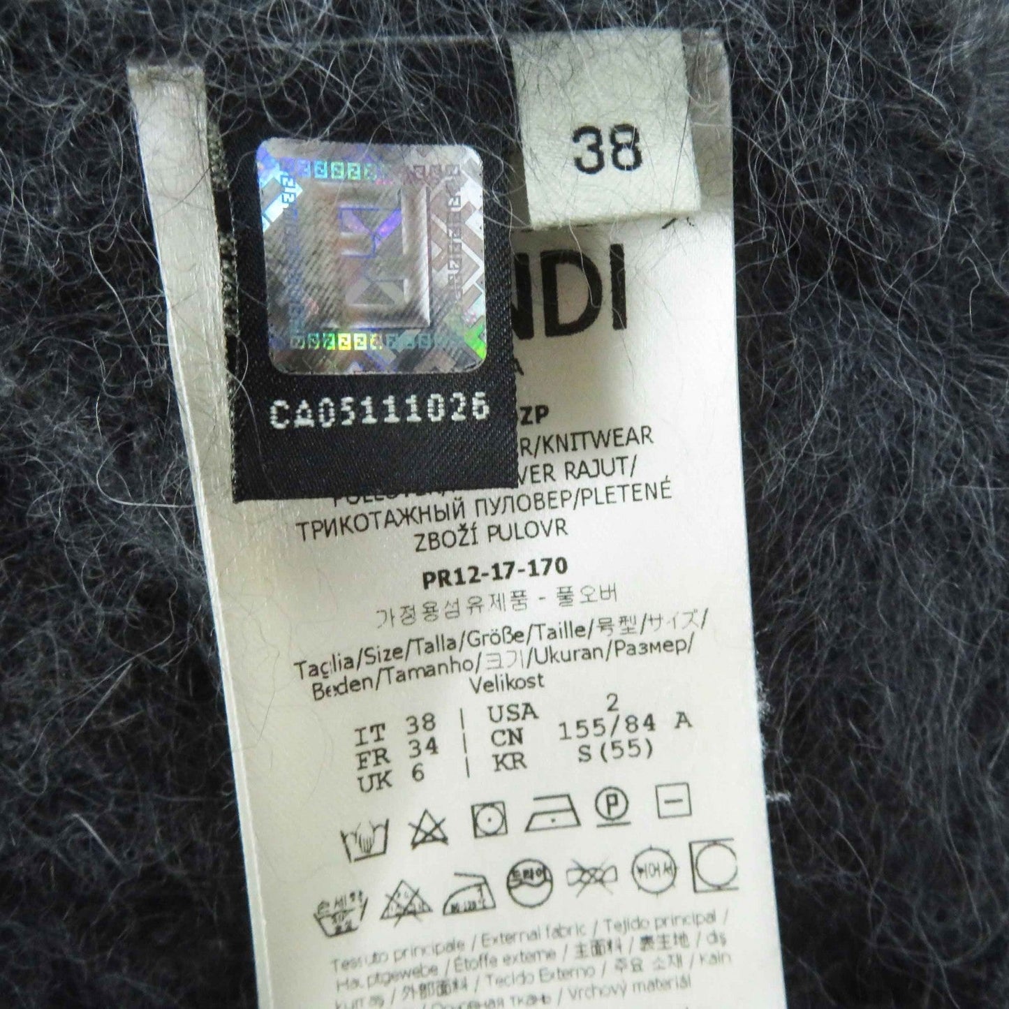 Fendi Knit Fzz967 Outer