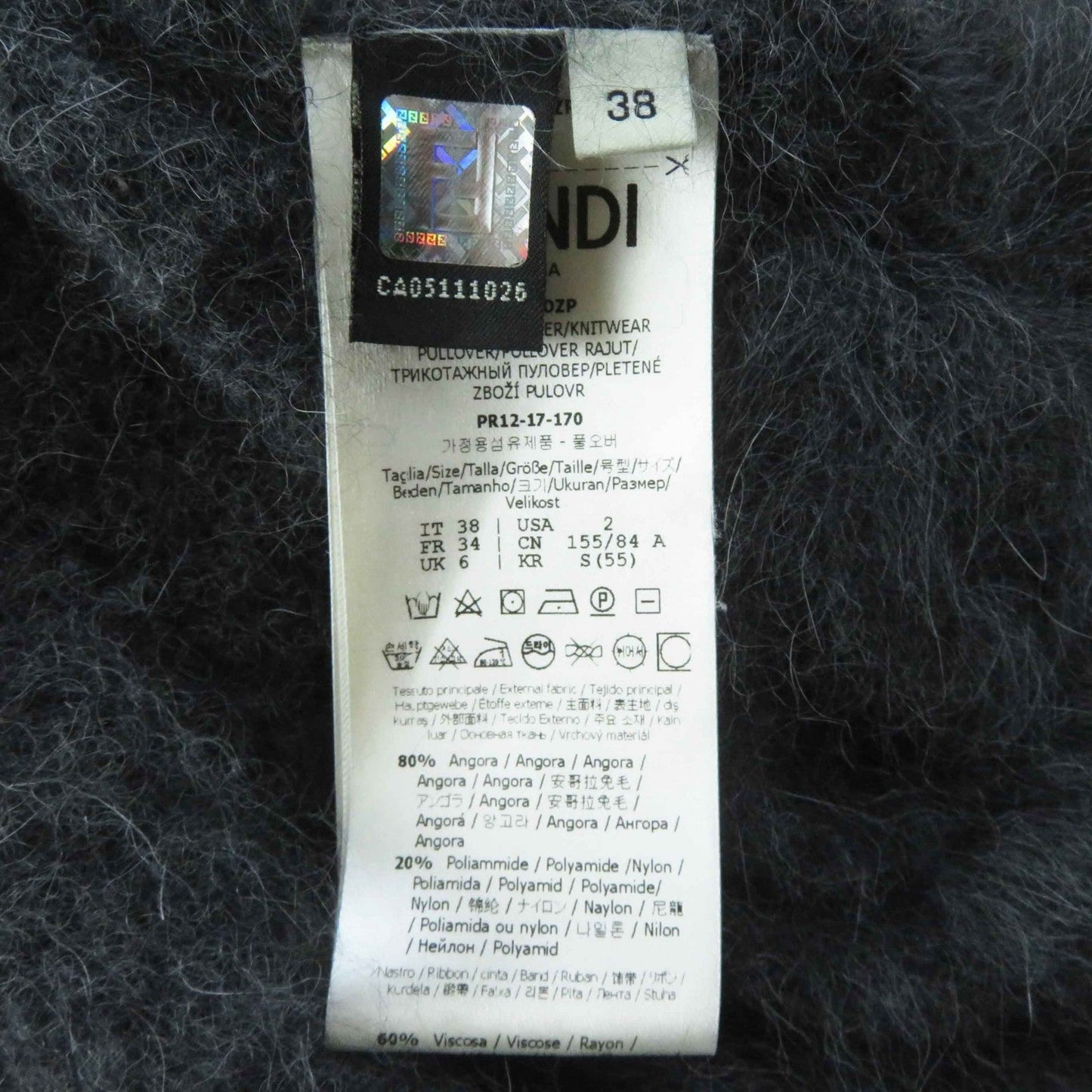 Fendi Knit Fzz967 Outer