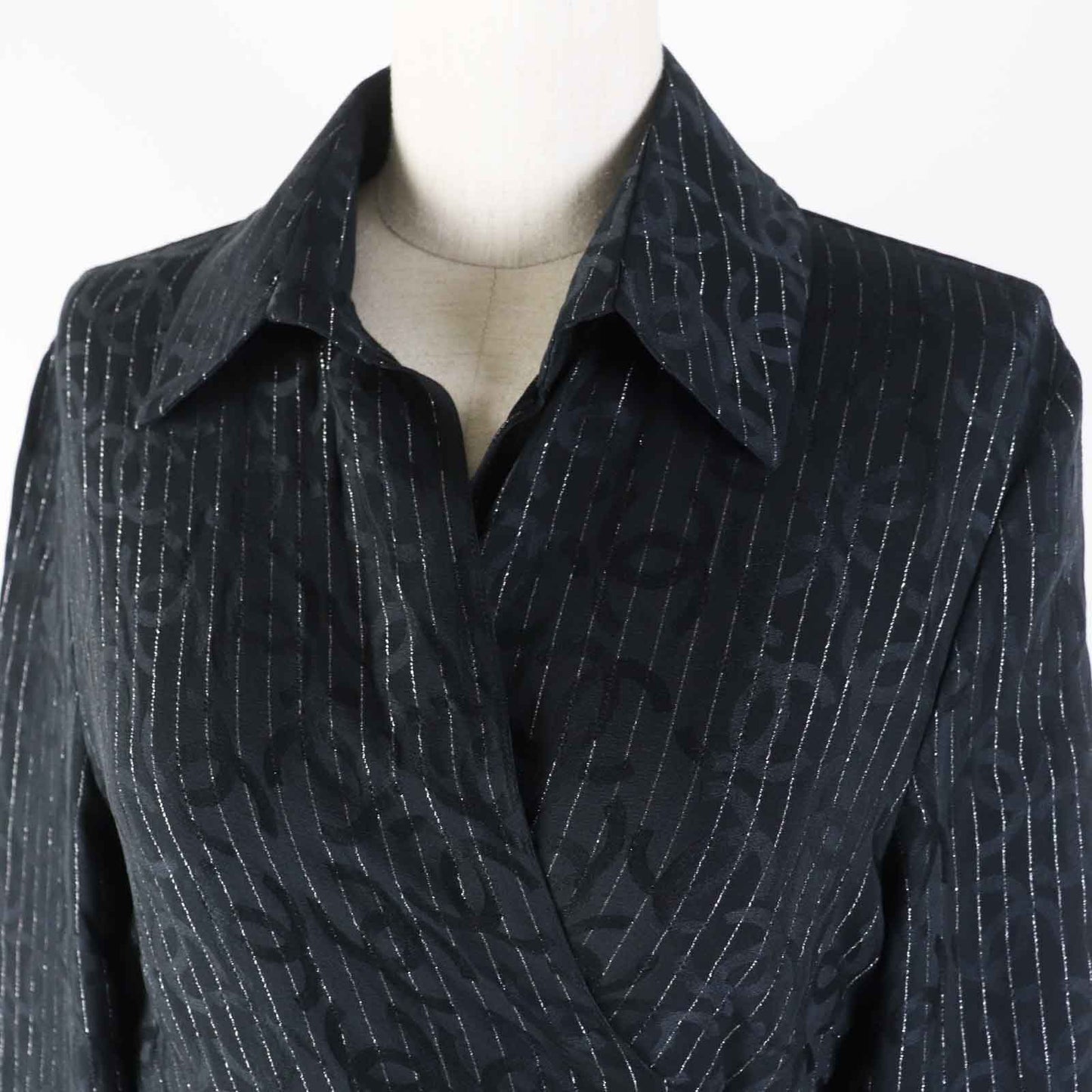 Chanel Long Sleeve Shirt 23P P74411 Outer Material