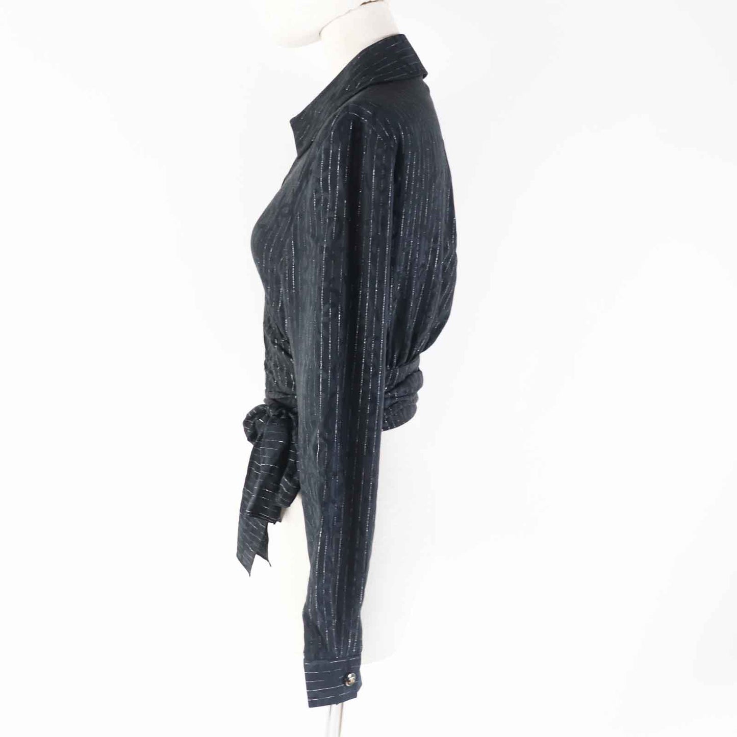 Chanel Long Sleeve Shirt 23P P74411 Outer Material