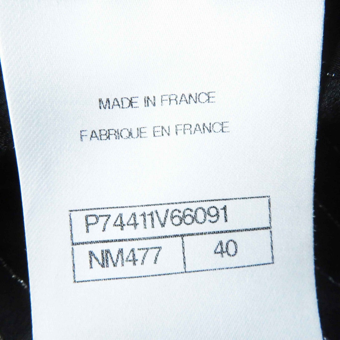 Chanel Long Sleeve Shirt 23P P74411 Outer Material