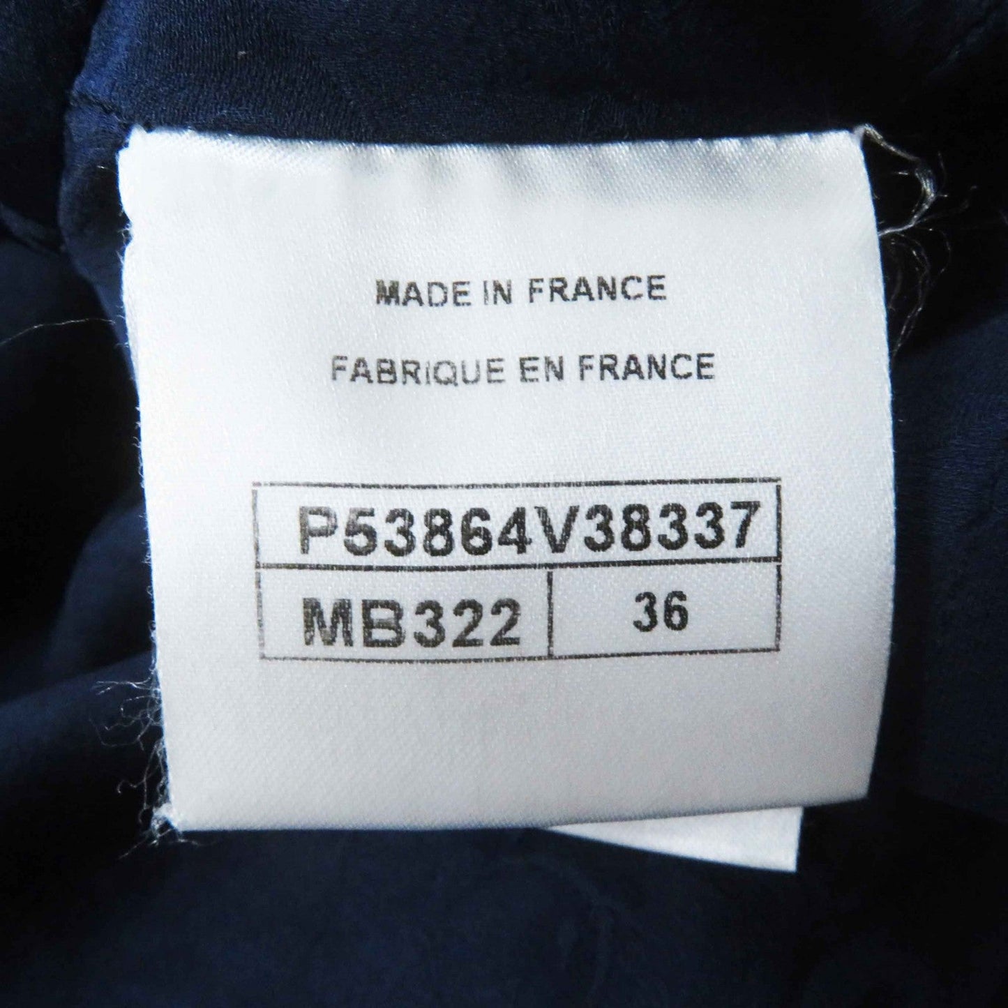 Chanel Coat P53864 Outer Material