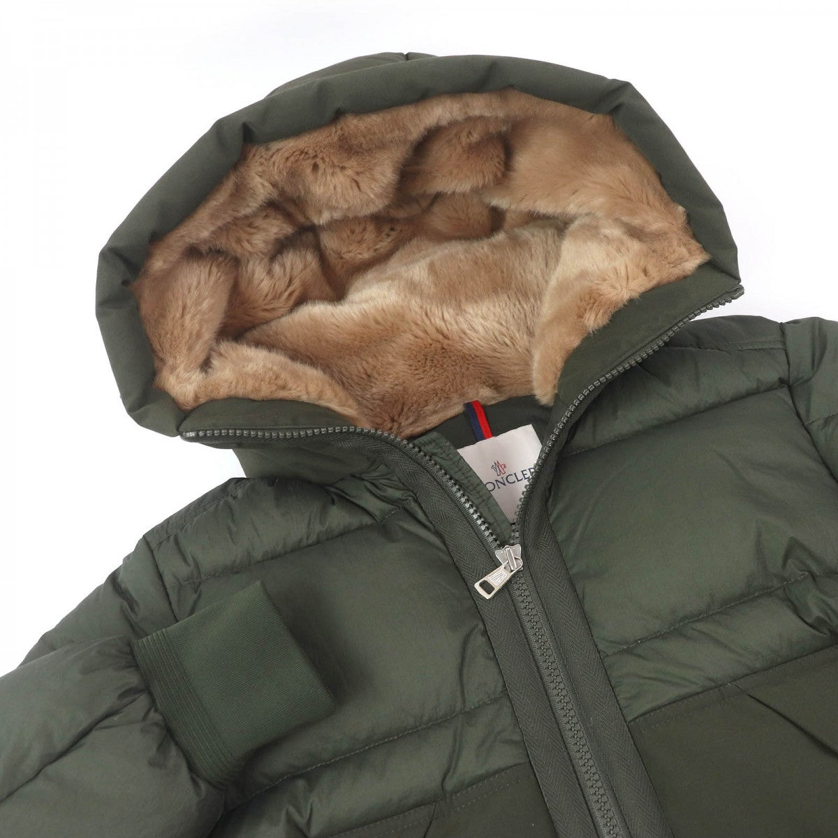 Moncler Down Jacket Nylon Khaki Kjerag Giubbotto Zero