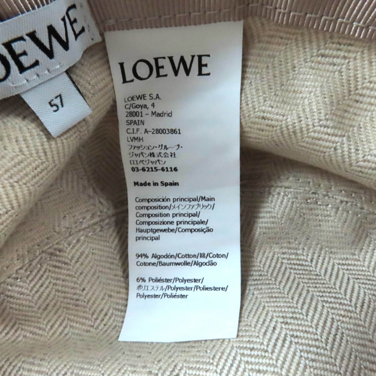 Loewe Hat K820Hb1X41 Outer