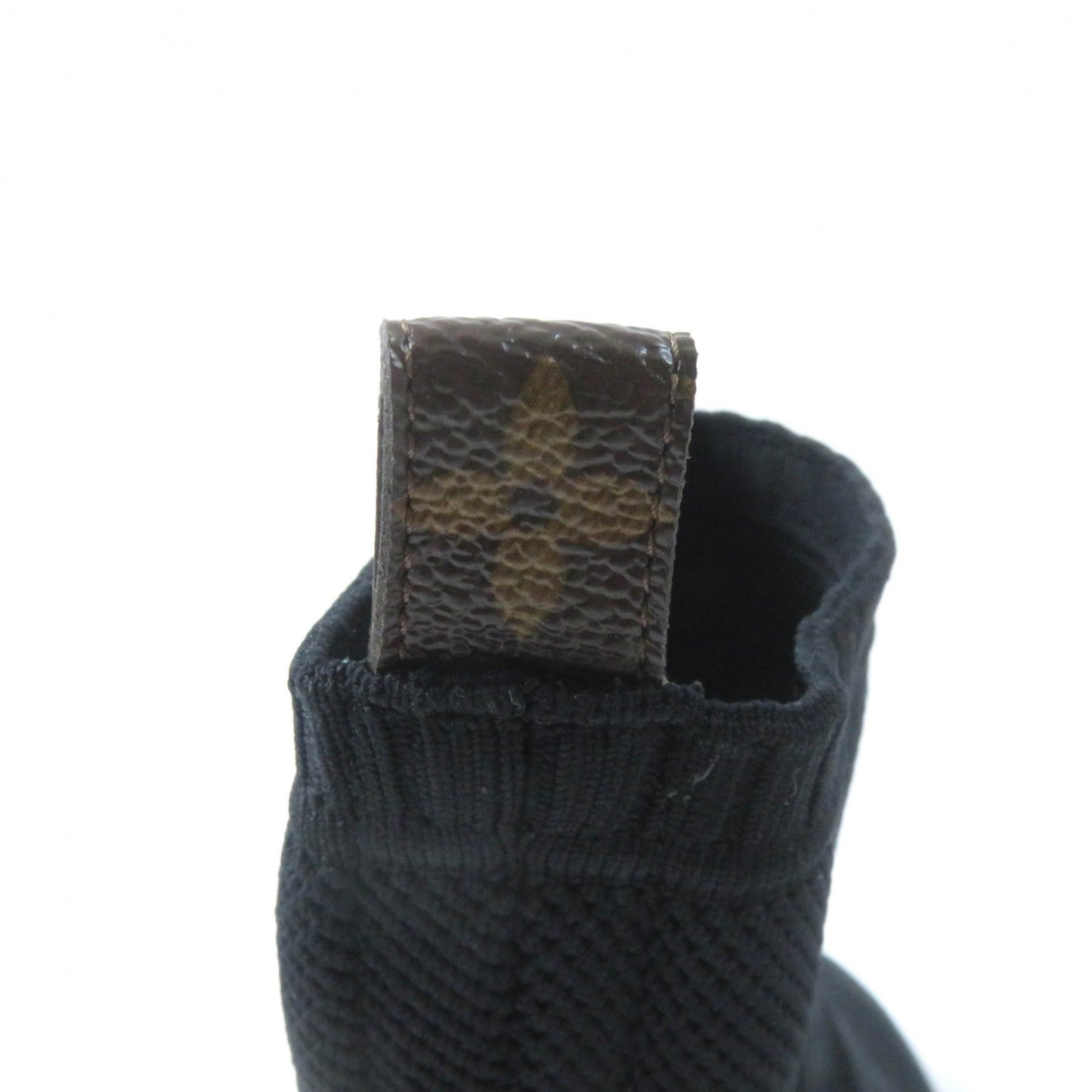 Louis Vuitton Sneakers Fabric Black Aftergame Line Women 37 1/2