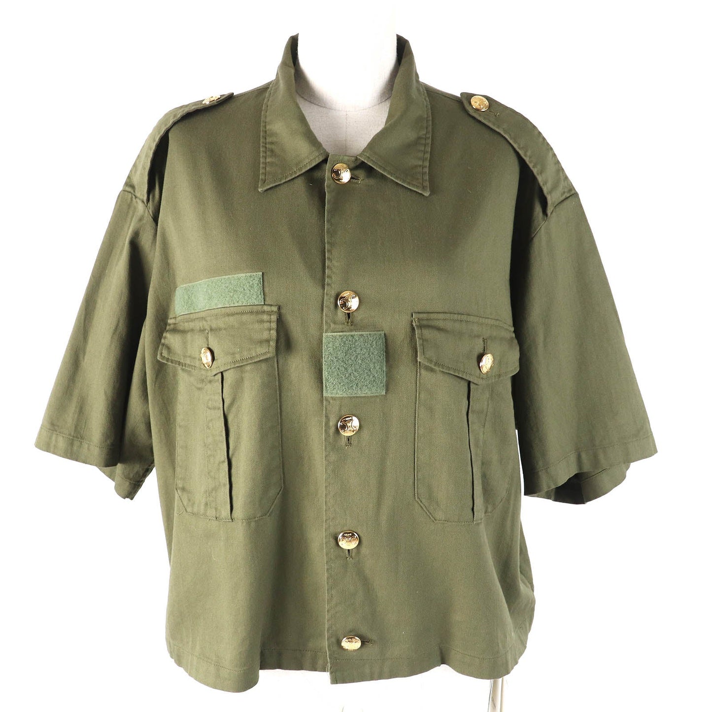 Celine Short Sleeve Shirt 2C580106K Outer Material