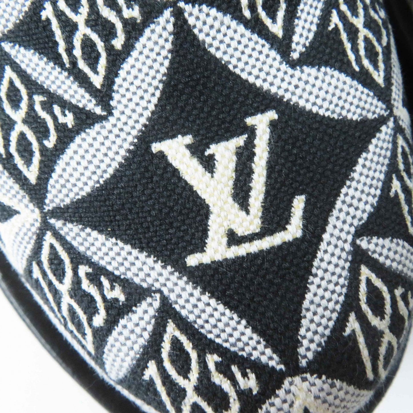 Louis Vuitton Ankle Boots Jacquard, Leather Multi Since 1854 Lv Bobble Line Women 39 1/2