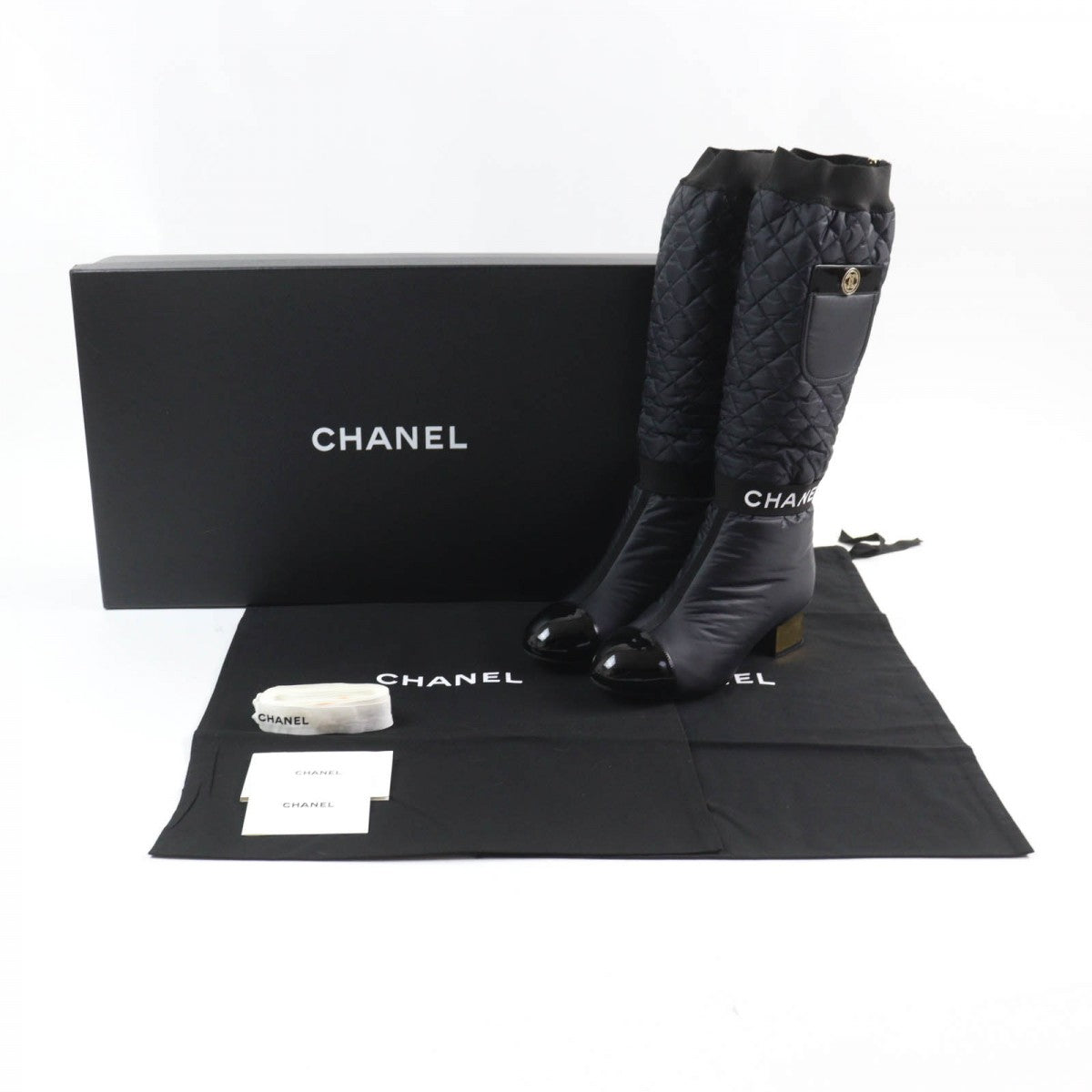 Chanel Knee-High Boots 21K G38428 Main