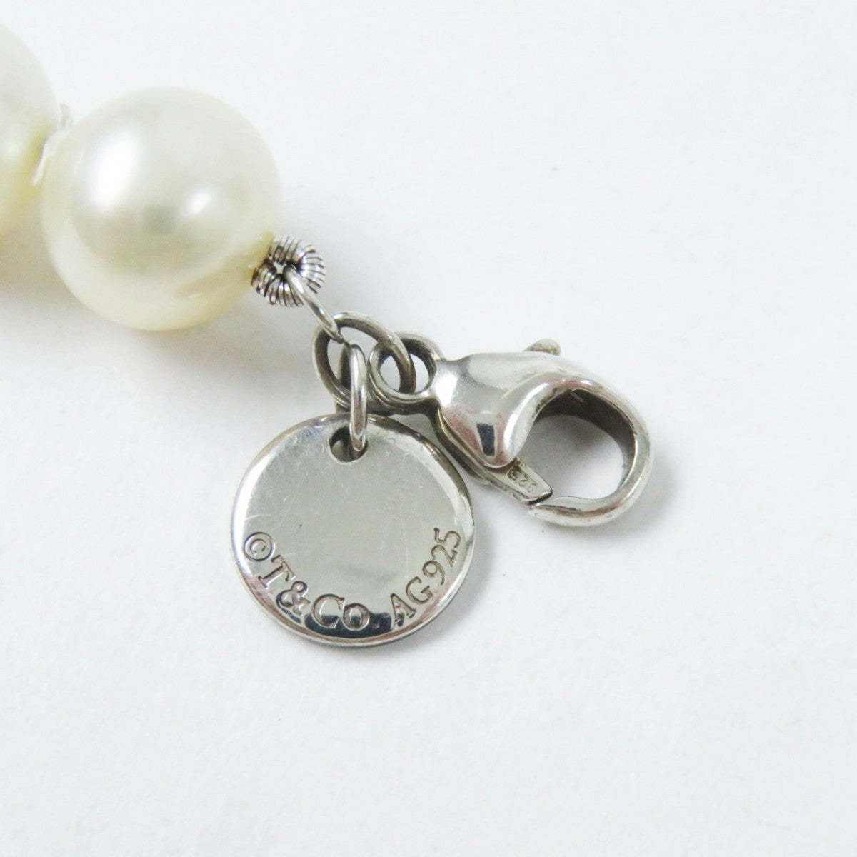 Tiffany&Co. Necklace Freshwater Pearl White