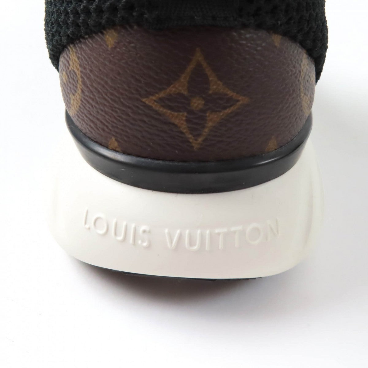 Louis Vuitton Sneakers Monogram Canvas, Mesh Black Fastlane Line Mens 6