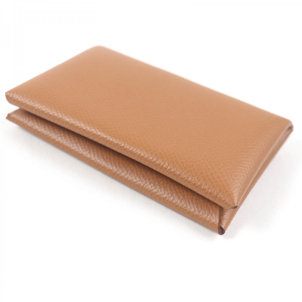 Hermes Coin Case Mainfepsom Caramel Calvi Mens(Unisex)