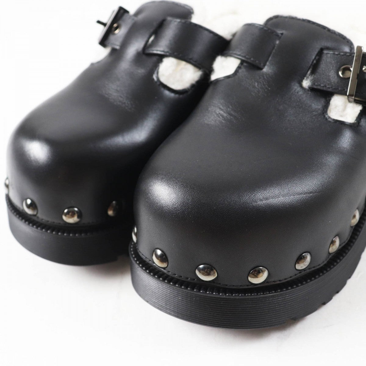 Christian Dior Sandals Leather Black White Diorquake 34