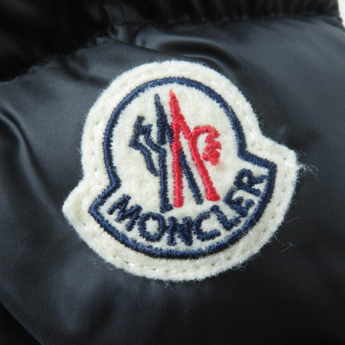 Moncler Down Coat Nylon Black Hermine Zero