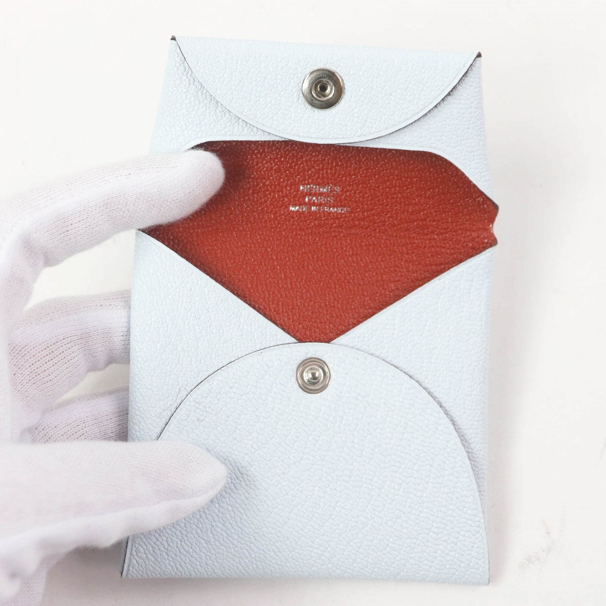 Hermes Coin Case Mainfepsom White Bastia Mens(Unisex)