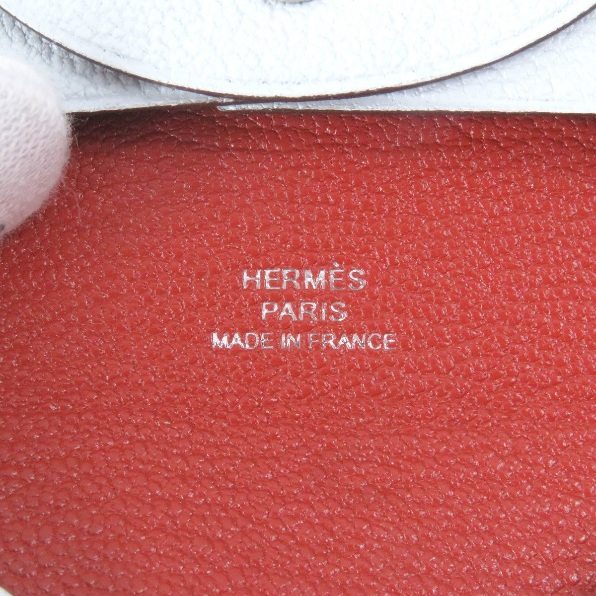 Hermes Coin Case Mainfepsom White Bastia Mens(Unisex)