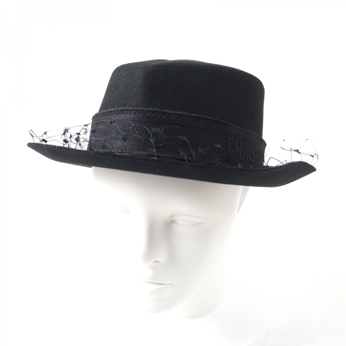 Christian Dior Hat 04Dpn960G893 Rabbit Black 57