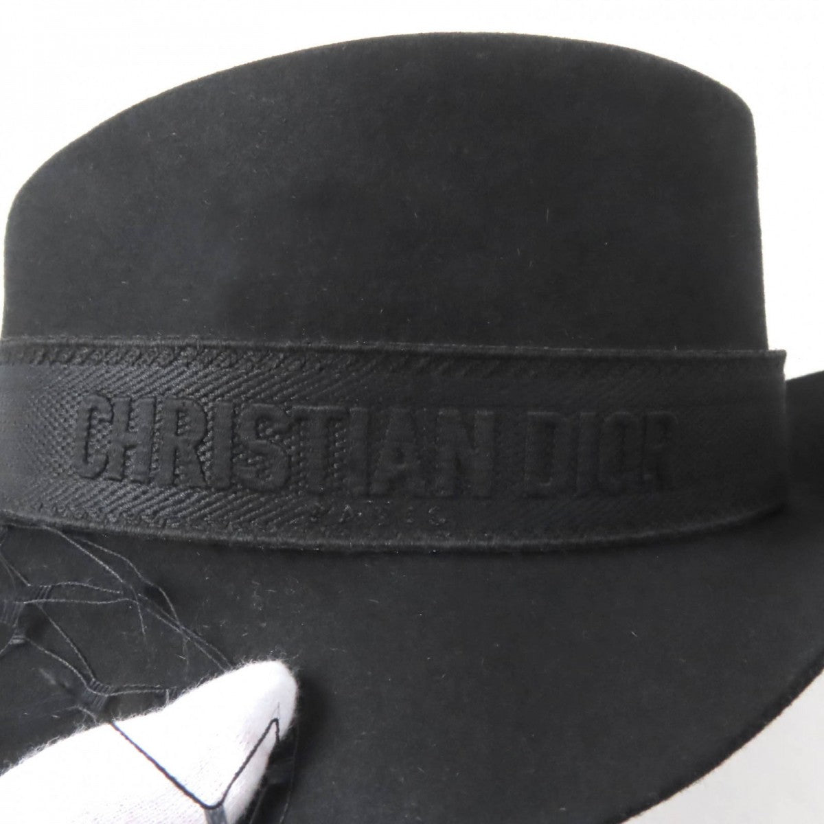 Christian Dior Hat 04Dpn960G893 Rabbit Black 57