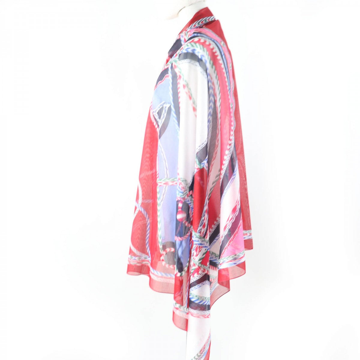Hermes Scarf Cotton Red Type Robe Du Soir