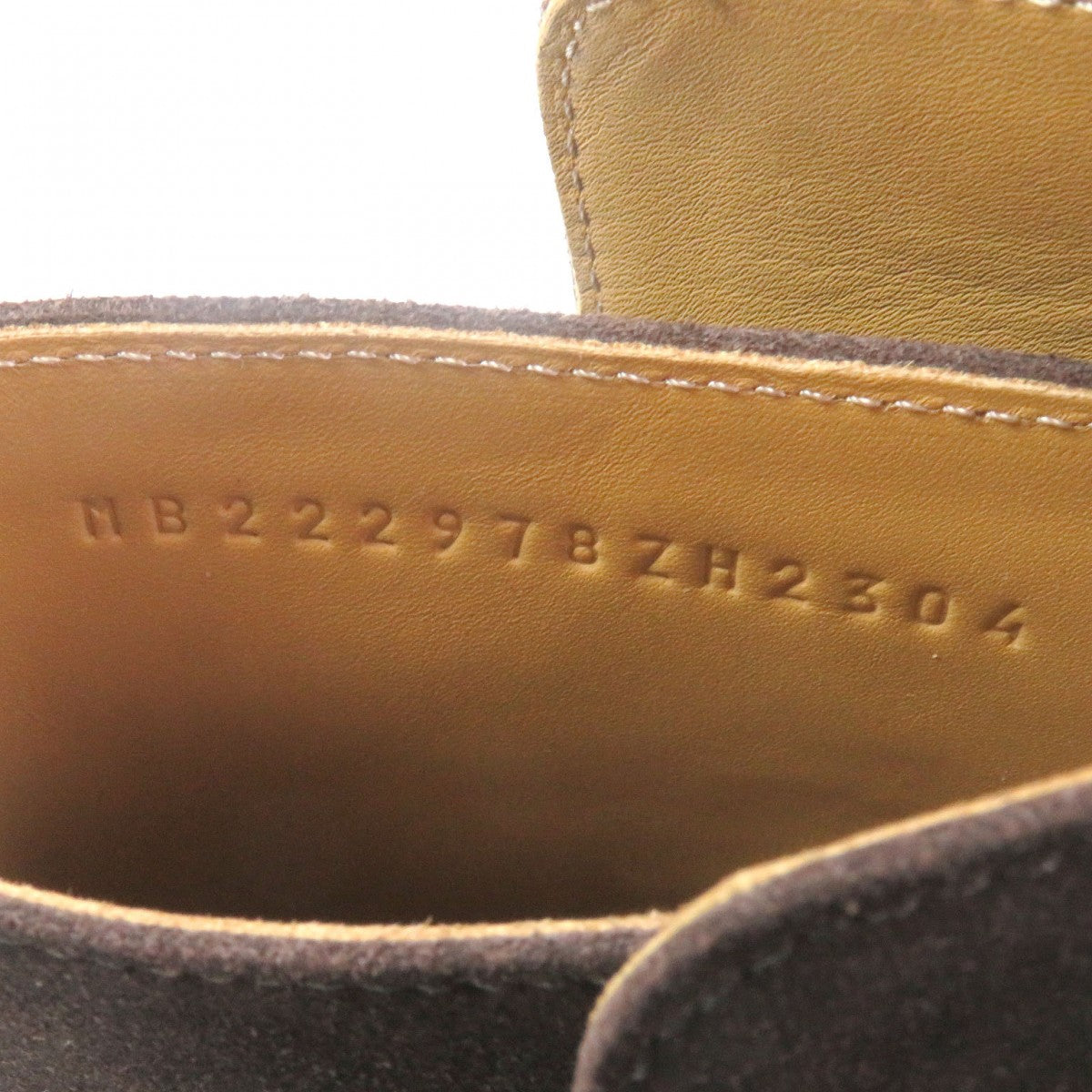 Hermes Boots Suede Leather Dark Brown Fortune 41