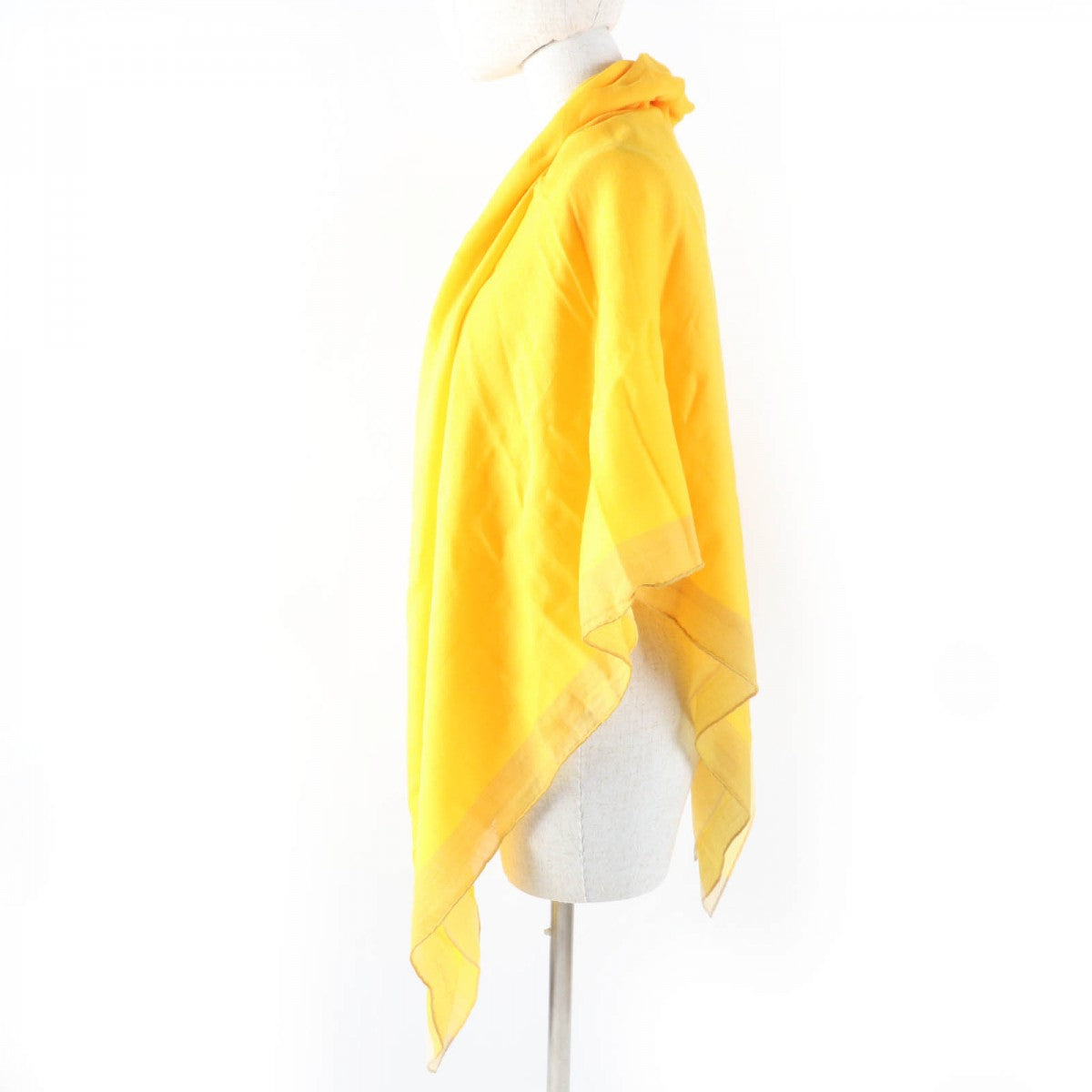 Hermes Scarf Cashmere Yellow Type