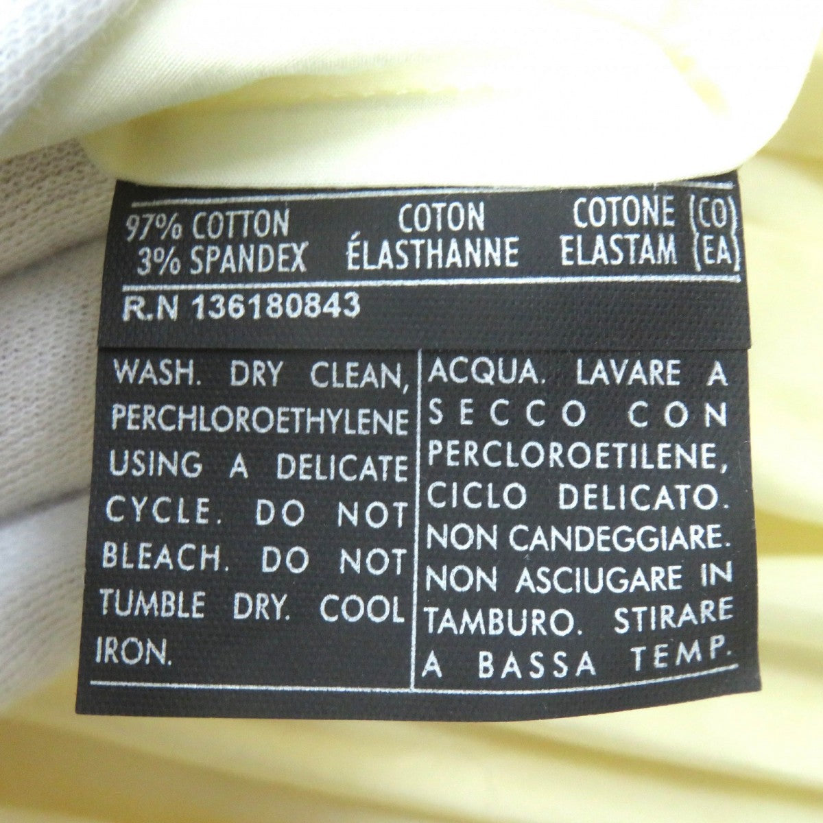 Salvatore Ferragamo Flare Skirt Cotton Cream Brown Type 38