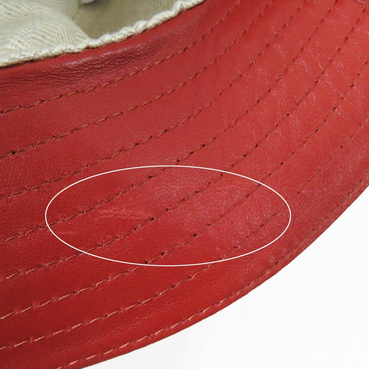 Loewe Hat Lamb Leather Terracotta 57
