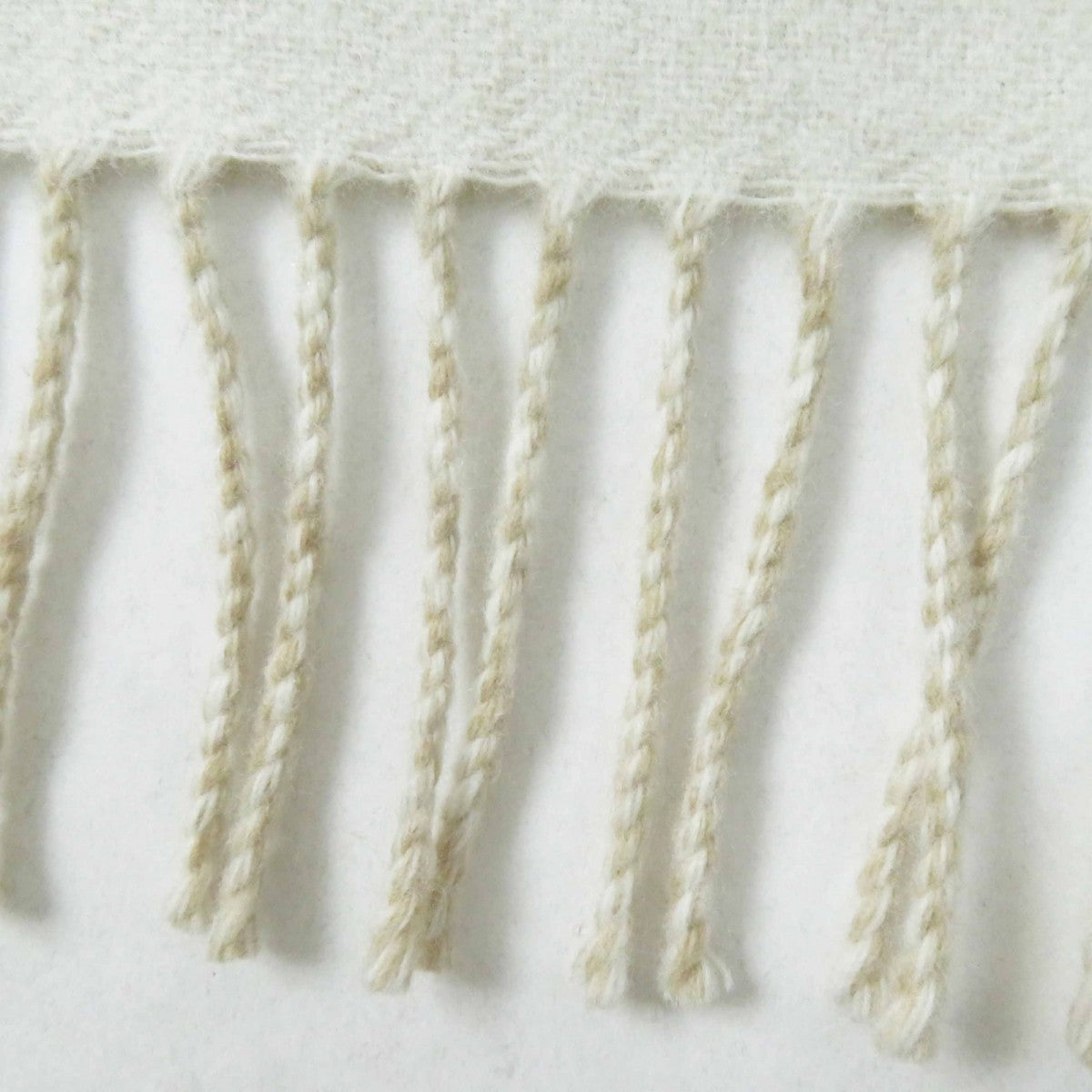 Loewe Scarf Wool White Beige