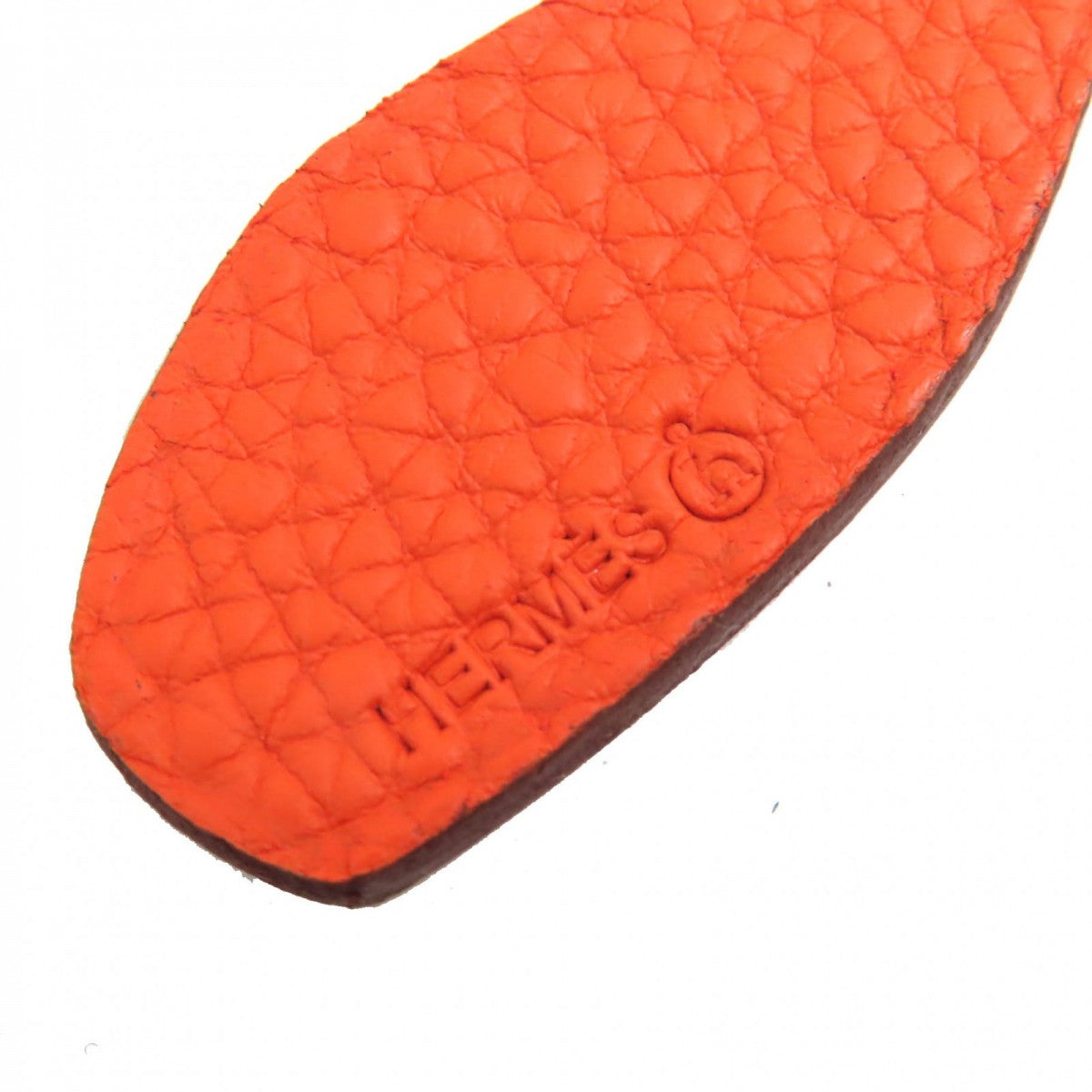 Hermes Bag Charm Epsom / Togo Pink Petite Ash Beaver Women