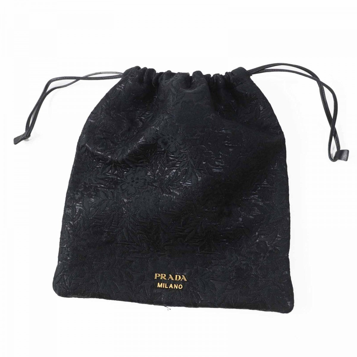 Prada Pouch 1Mu001 Wool Black