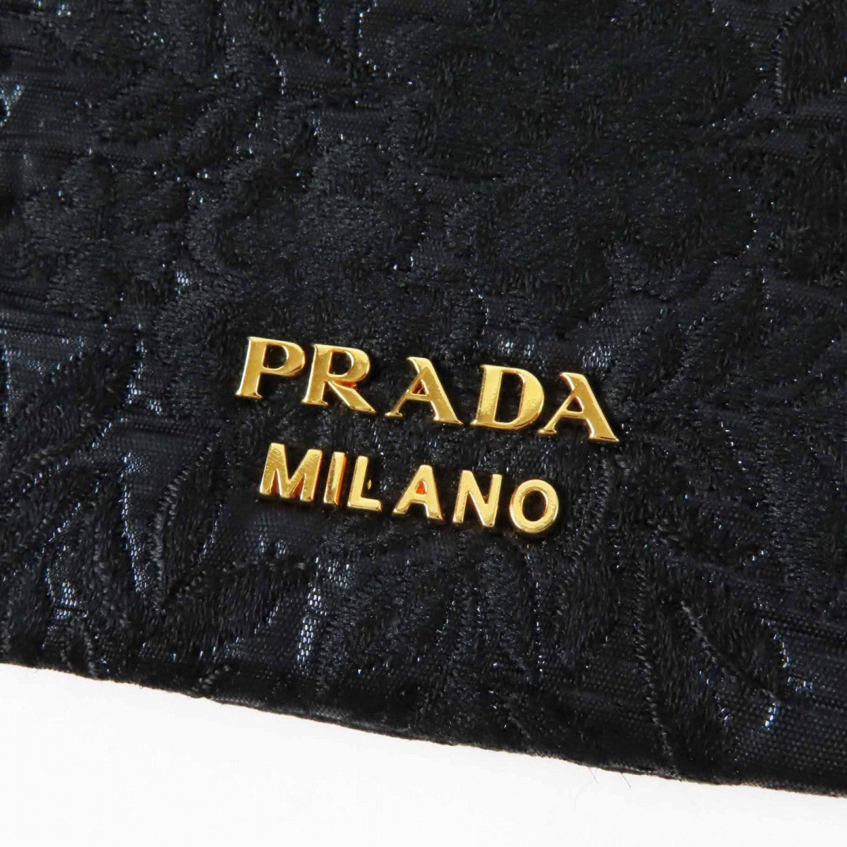Prada Pouch 1Mu001 Wool Black