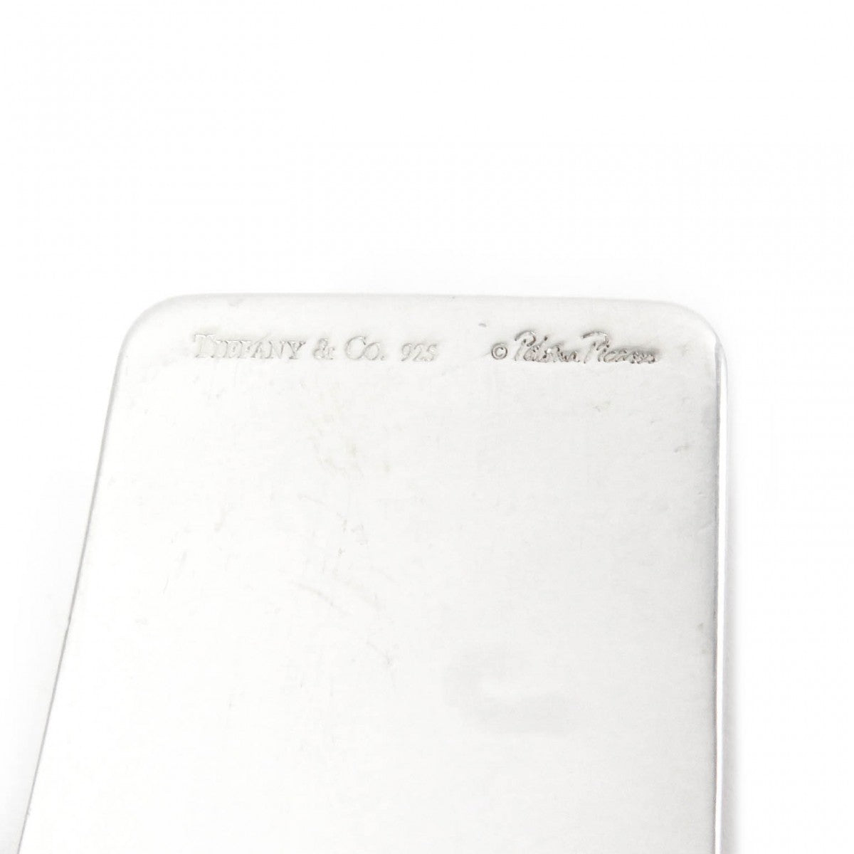 Tiffany&Co. Money Clip Mainfsv925 Silver Mens