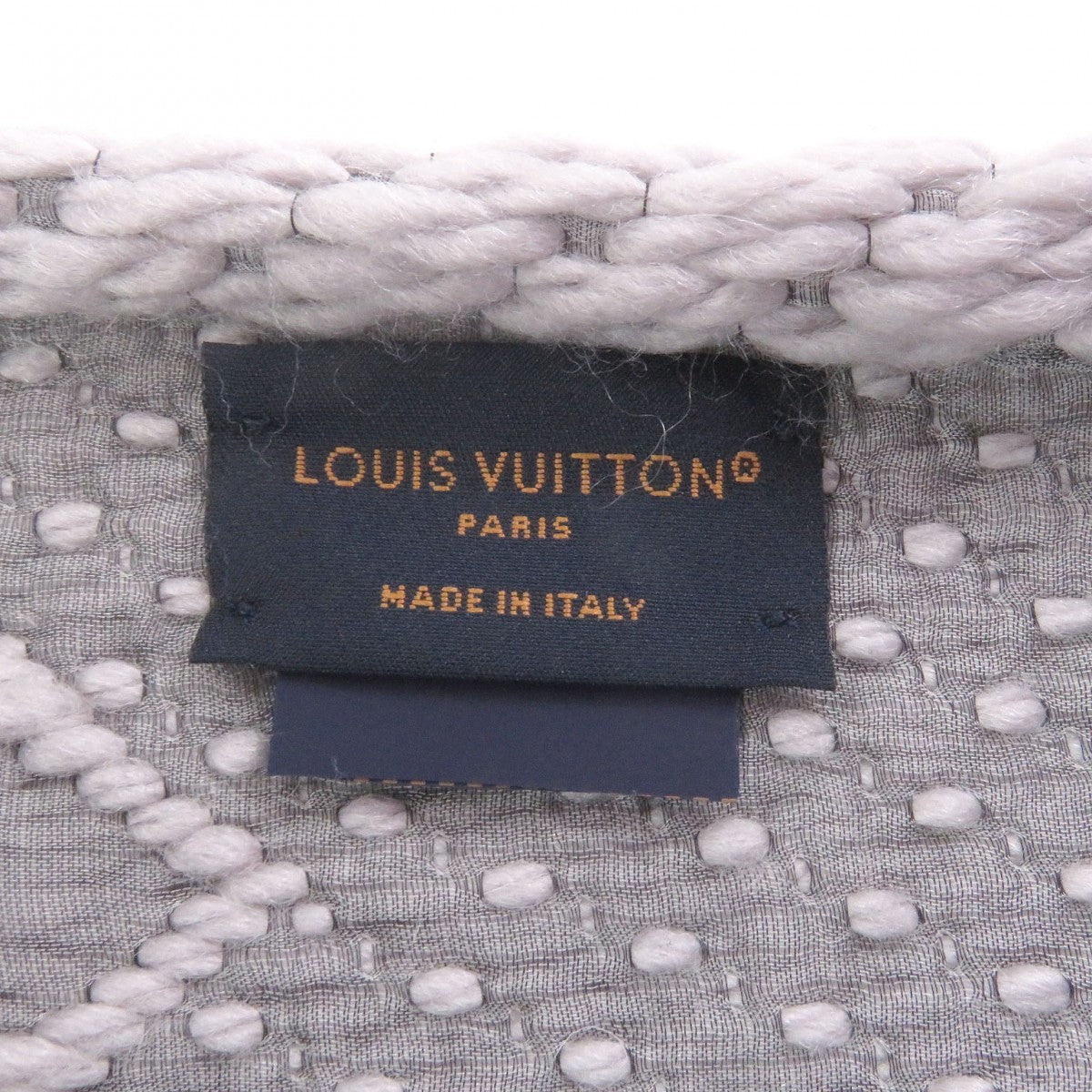 Louis Vuitton Scarf M74742 Wool Light Purple Esharp Logomania